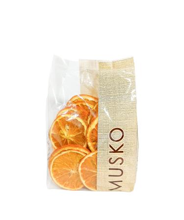 Musko Natural Dried Orange Slices 70gr (18-22 Slices) No Added Sugar Vegan Gluten Free 100% Natural (1)
