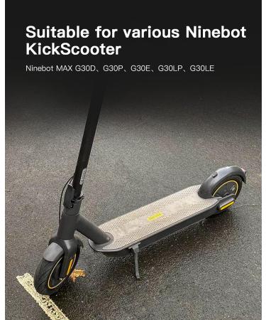 10 Inch Solid Rubber Tire for Ninebot Segway MAX G30 G30P G30LP Kickscooter - 2PCS Replacement Tires with Dual Shock Absorption, Honeycomb, Explosion-Proof - Front/Rear Tyre Accessories - Buy Online on SooperMarket.com