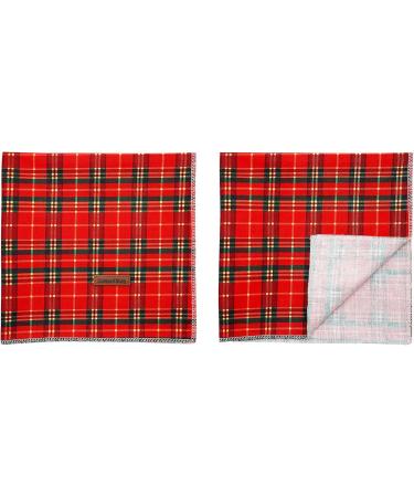Shop Lionheart Glory Dog Haller Cotton Christmas Bib - Adjustable Red Plaid Neckerchief for Small Dogs | Packable Stylish & Comfortable - Buy Online on SooperMarket.com