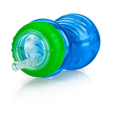 Nuby No-Spill 10oz Cup with Flex Straw - Assorted Colors | Leak-proof Sippy Cup for Toddlers - Buy Online on SooperMarket.com