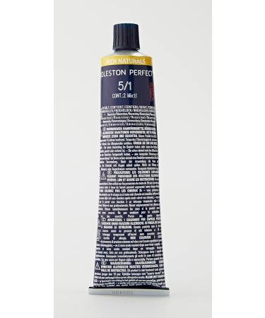 Wella Professionals Koleston Perfect Me+ Light Brown Ash Hair Color No. 5/1 - 60 ml | Premium Permanent Hair Dye - Rich Naturals 5/1 - Buy Online on SooperMarket.com
