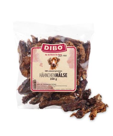 Dibo chicken necks 250g bags the small natural chew snack or treat for in between dog food quality chewing items without chemistry from Dibo 250 g (1 Pack)