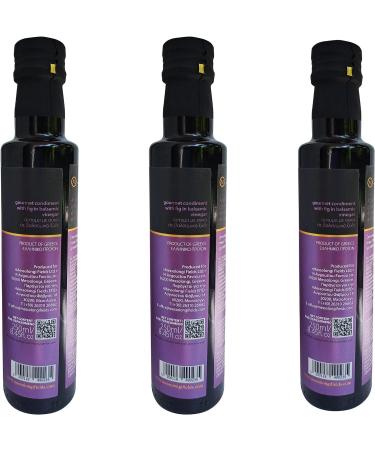 Messolongi Fields | Greek Gourmet Balsamic Vinegar Dressing with Fig |No Preservatives No additives. | 3 x 250ml - Buy Online on SooperMarket.com
