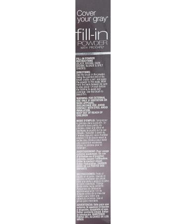 Cover Your Gray Fill in Powder - Medium Brown | Instant Root Touch Up - Buy Online on SooperMarket.com