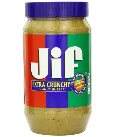 JIF Extra Crunchy Peanut Butter Twin Pack Wxtra Crunchy 2 X 48 Oz Net Wt 96 Oz 96 Ounces