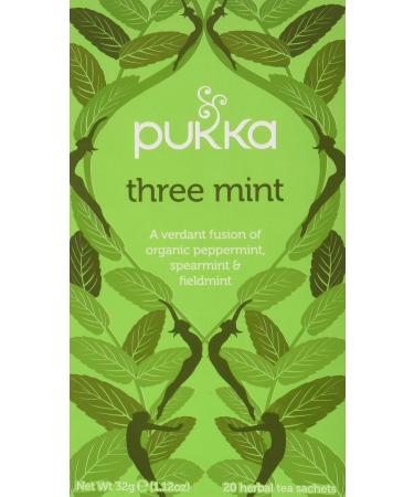 Pukka Teas Three Mint Tea 20 Tea Bags