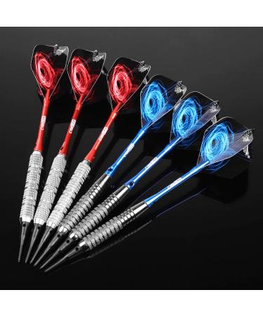 CyeeLife Soft Tip Darts Set - 12 Aluminium Shafts, 100 Extra Tips, Flights & Tool - 17g+18g Style - 12 Packs - Buy Online on SooperMarket.com