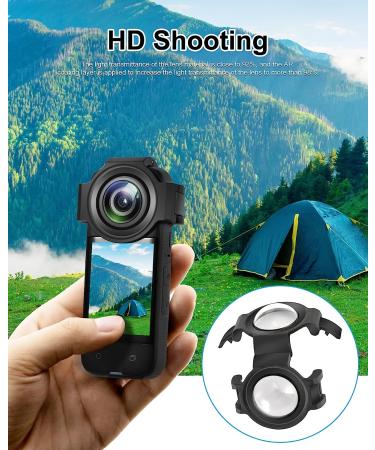 PULUZ Waterproof Lens Guard for Insta360 X3 - Anti-Scratch Optical Glass Protector - Buy Online on SooperMarket.com