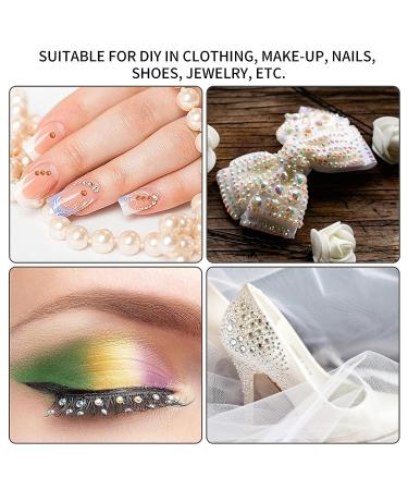 Artdone Nail Art Rhinestones Kit - 8428pcs Multi Shapes Glass Crystal AB Rhinestones with Tools and Glue for Nail Decoration - Buy Online on SooperMarket.com