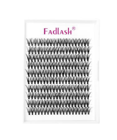 Individual Cluster Lashes Extensions 30D 0.07 C Curl 8-16mm Mixed Trays Extensions 200Pcs Individual Cluster Lashes DIY Eyelash Extensions at Home 8-16mm DH-30D-0.07-C