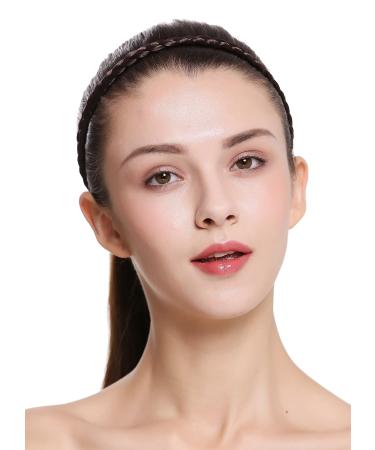 WIG ME UP CXT-009-006 Braided Brown Hairband Headband - Traditional Costume Accessory | Shop Internationally - Buy Online on SooperMarket.com