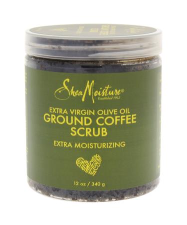 Shea Moisture Olive Oil Coffee Scrub for Unisex  12 Ounce