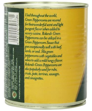 Roland Foods Green Peppercorns in Brine - Specialty Imported Food, 28.2-Ounce Can - 30 Ounce (Pack of 1) - Buy Online on SooperMarket.com