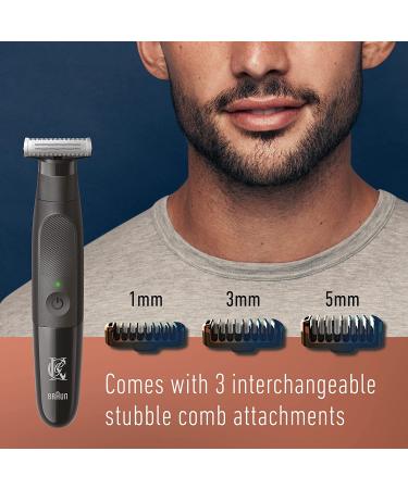 King C. Gillette Beard Trimmer for Men | Cordless 4D Blade & Waterproof with 3 Combs - Buy Online on SooperMarket.com