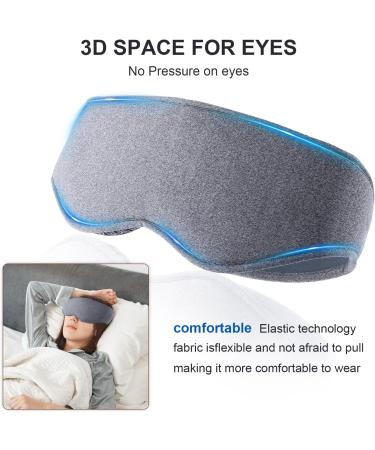 BORAYDA Heated Eye Mask 3D Contouring Cup Sleep Mask - Grey | Soft & Comfortable for Dry Eye, Stye, Blepharitis, Chalazion & Eyestrain - Perfect for Travel, Yoga & Nap - Buy Online on SooperMarket.com