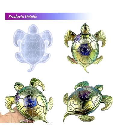 Sea Turtles Silicone Mold - 3D Animal Resin Casting Mould for Home Decor - Buy Online on SooperMarket.com