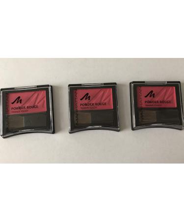 3x Manhattan Powder Rouge - 55H Pink Hunter 55H Pink Hunter 15g