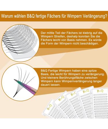 Buy 4D Eyelash Fans - CC Curl 0.10mm 9mm Base - Volume Extensions for Stunning Lashes | International Shipping - Buy Online on SooperMarket.com