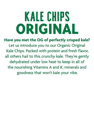 Rhythm Superfoods Organic Kale Chips - Original Flavor, Vegan, Gluten-Free, Non-GMO - 0.75 Oz (Pack of 8) - Buy Online on SooperMarket.com