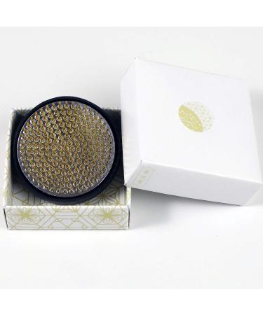 Wazakura Minoyaki Series Japanese Ikebana Essential Tool Kit - White & Blue Kenzan + Brass Kenzan - Floral Arranging Set - Buy Online on SooperMarket.com