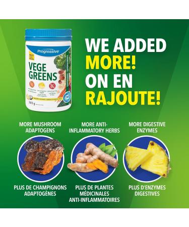 Progressive Vegegreens Pineapple Coconut Flavour 265 g Anti-Inflammatory plus Liver & Digestion Support Pineapple Coconut 265 g - Buy Online on SooperMarket.com