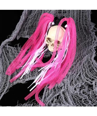 FOMIYES LED Braid 1pc Glow in Dark Headwear Led Flash Braid Hair Hoop Funny Headwear for Halloween Easter Party Hair Band Mardi Gras Noodle Braid Hair Accessories Bride Headband To Weave One Size Pink - Buy Online on SooperMarket.com