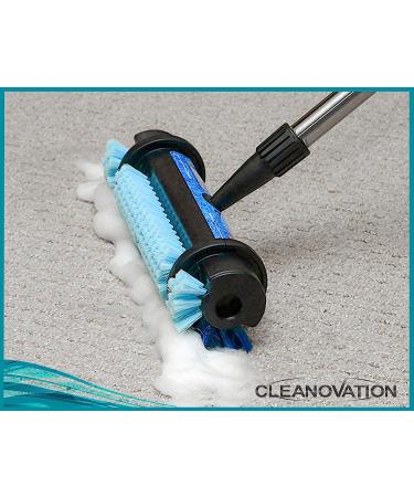 Cleanovation Rug Renovator: Carpet Scrubber & Brush with 32 oz Foaming Shampoo - Remove Pet Stains, Dirt Spots, & Wine Spills - Buy Online on SooperMarket.com