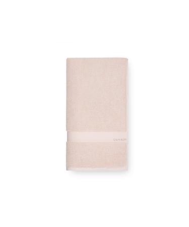 Calvin Klein Solid Color Bath Towel 1 Piece - 70 X 140 Cm 100% Cotton 600 Gsm (Light Pink) 70x140 CM Light Pink