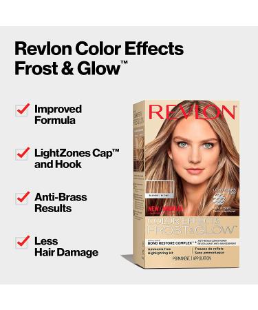 Revlon Permanent Hair Color Dye Kit - Ammonia & Paraben Free, Blonde 20, 8 Oz (1 Pack) - Buy Online on SooperMarket.com