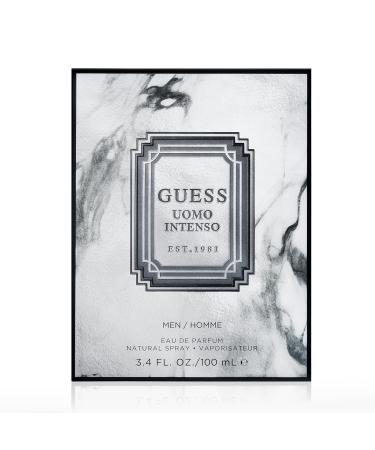 GUESS Uomo Intenso Eau de Parfum Cologne Spray for Men 3.4 Fl. Oz. 3.4 Fl Oz (Pack of 1) - Buy Online on SooperMarket.com