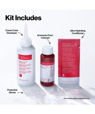 Colorsilk 020 Brown Black Hair Color - Ammonia Free, Long-Lasting Gray Coverage, 3 Pack - Buy Online on SooperMarket.com