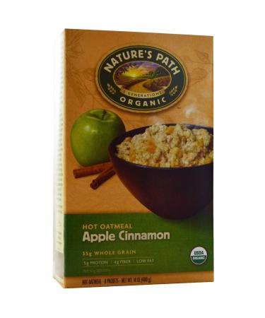 Nature's Path Organic Instant Oatmeal Apple Cinnamon 8 Packets 14 oz (400 g)