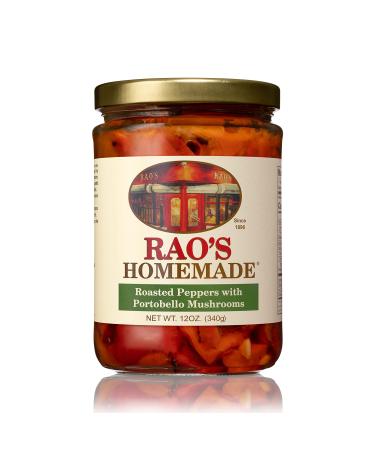 Raos Pepper Roasted and Mushroom, 12 oz