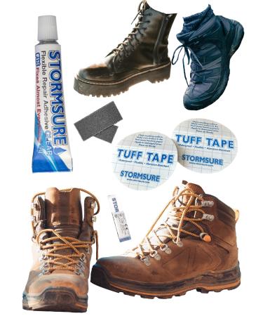 Stormsure Hiking Boot Shoes Repair Kit - Industry Boot glue PU Adhesive Waterproof Permanent Durable Flexible Transparent