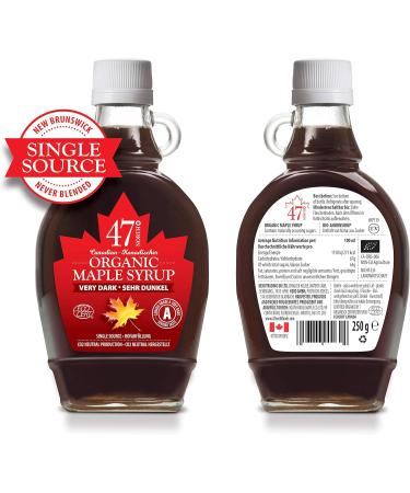 47 North Quadriga 4x Single Source Organic Grade A Maple Syrup Golden Amber Dark & Very Dark 4x250g To enjoy the full range of all true maple syrup flavours! - Buy Online on SooperMarket.com