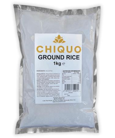 Chiquo Ground Rice - 1kg | Ideal for Risottos Soups Rice Cakes & Indian Dishes