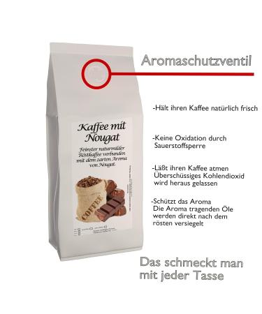 C&T Aroma Coffee - Nougat Flavored Ground Coffee 1000g | Premium Private Roasting for Coffee Lovers - Buy Online on SooperMarket.com