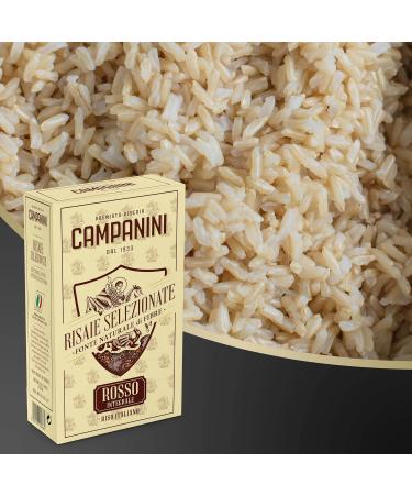 RISO ROSSO INTEGRALE - Organic Red Whole Grain Rice 500g from Italy | RISERA CAMPANINI - Buy Online on SooperMarket.com