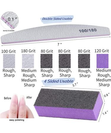 16pcs Nail File Buffer Kit - Coarse Nail Files & Colorful Nail Buffer Set for Manicure/Pedicure - Buy Online on SooperMarket.com