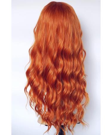 Long Ginger Red Curly Costume Wig | Synthetic Wavy 28 Wig for Women Halloween Costume - Wigbuy - Buy Online on SooperMarket.com