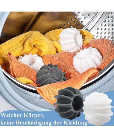 luckaide Dryer Balls Pack of 10 Wash Balls for Down Jackets Washing Ball for Washing Machine Reusable Dryer Ball Dryer Balls Tumble Dryer Ball for Clothes Cleaning (6 x 4 cm) - Buy Online on SooperMarket.com