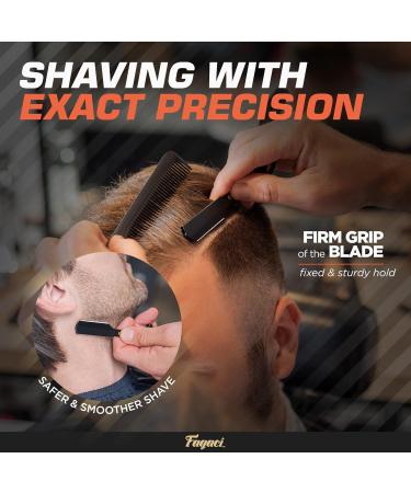 Fagaci Premium Barber Straight Razor for Men | Durable Rust Proof Straight Edge Razor | Perfectly Balanced Navajas Para Barbero - Buy Online on SooperMarket.com