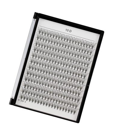Bodermincer 240 Bundles D Curl 10D 0.1mm Individual Eyelash Extensions - Natural Cluster Lashes (8mm) for International Shipping - Buy Online on SooperMarket.com