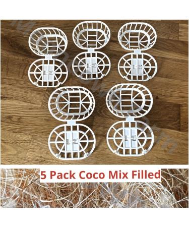 Moondown Farm Moondown Farm Bird Nesting Material Holders Pre Filled with Coconut/Jute/Cotton Mix for Canaries Budgie Finch - Buy Online on SooperMarket.com
