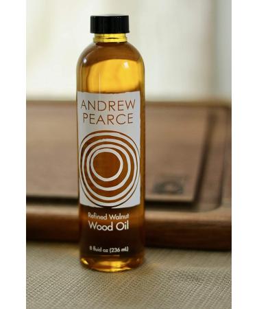 Andrew Pearce 8oz Premium Walnut Wood Oil Bowl Conditioner - Ideal for Wooden Bowls & Cutting Boards - Buy Online on SooperMarket.com