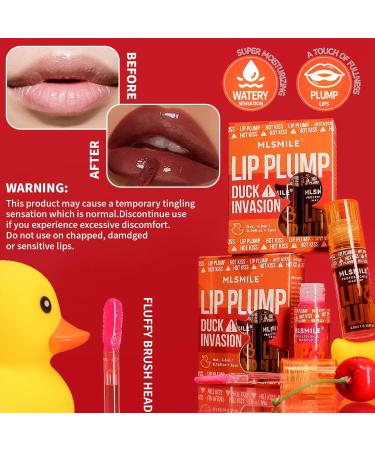 Shop 3 Colors Spicy Lip Plumper Set - Chilli Extract Lip Gloss & Oil | Ultra-Hydrating High Pigment Lip Stain for Women - Buy Online on SooperMarket.com
