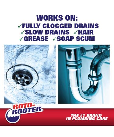Roto-Rooter 351403 Gel Clog Remover - Powerful 32 oz Drain Cleaner for Fast Clog Removal | International Shipping Available - Buy Online on SooperMarket.com