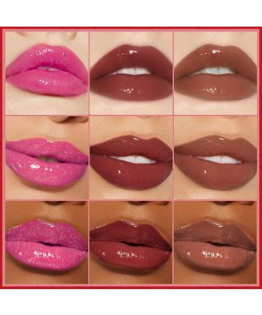 Shop 3 Colors Spicy Lip Plumper Set - Chilli Extract Lip Gloss & Oil | Ultra-Hydrating High Pigment Lip Stain for Women - Buy Online on SooperMarket.com