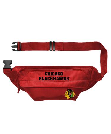 Littlearth unisex-adult NHL Chicago Blackhawks Large Fanny Pack, Team Color, One Size