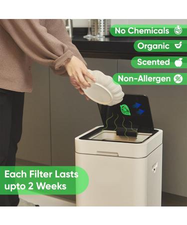 SRV HUB 4x Odor Removers for Trash Cans - Lavender & Apple Fragrance - Ideal for Small Rooms & Diaper Pails - Buy Online on SooperMarket.com